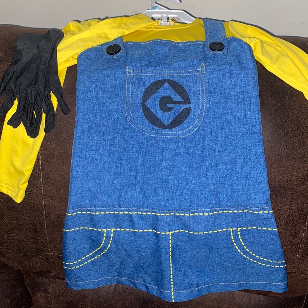 Little girls Minion dress costume